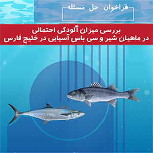بررسی میزان آلودگی احتمالی در ماهیان شیر و سی باس آسیایی در خلیج فارس
